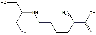 N6-(1,3-Dihydroxypropan-2-yl)lysine Structure