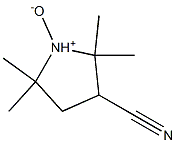 2,2,5,5-Tetramethyl-3-cyanopyrrolidine 1-oxide 구조식 이미지