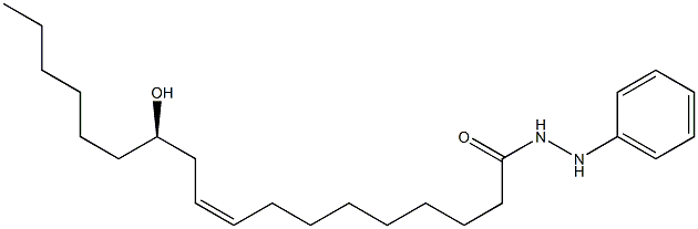 (9Z,12R)-N'-Phenyl-12-hydroxy-9-octadecenoic acid hydrazide Structure