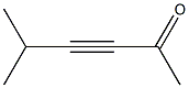 5-Methyl-3-hexyn-2-one 구조식 이미지