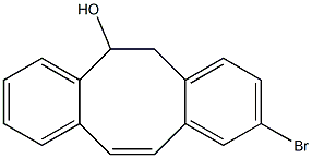 9-Bromo-5,6-dihydrodibenzo[a,e]cycloocten-5-ol 구조식 이미지