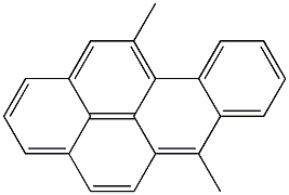 11,6-Dimethylbenzo[a]pyrene 구조식 이미지