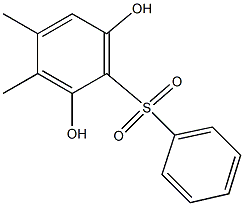 2,6-Dihydroxy-3,4-dimethyl[sulfonylbisbenzene] Structure