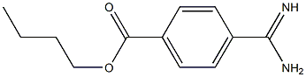 p-Amidinobenzoic acid butyl ester Structure