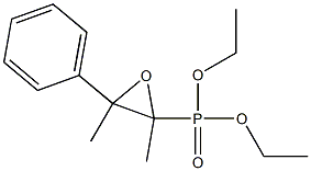 [2,3-Dimethyl-3-phenyloxiranyl]phosphonic acid diethyl ester 구조식 이미지