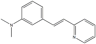 2-(3-(Dimethylamino)styryl)pyridine 구조식 이미지