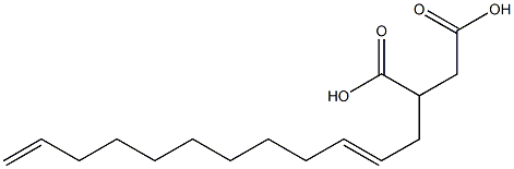 (2,11-Dodecadienyl)succinic acid Structure