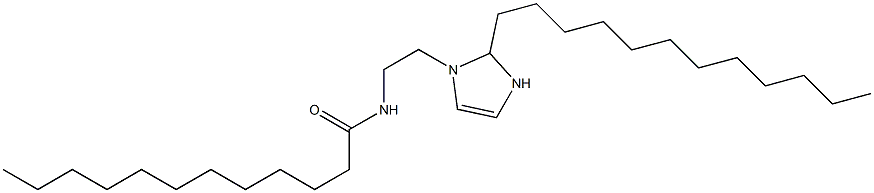 1-(2-Lauroylaminoethyl)-2-dodecyl-4-imidazoline Structure