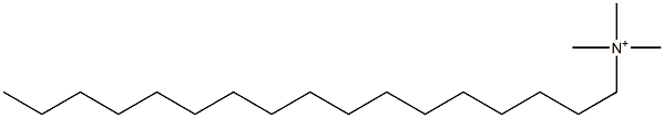 N,N,N-Trimethyl-1-heptadecanaminium 구조식 이미지