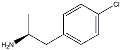 S(-)-p-Chloroamphetamine Structure