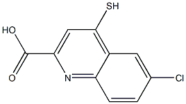 4-Mercapto-6-chloroquinoline-2-carboxylic acid Structure