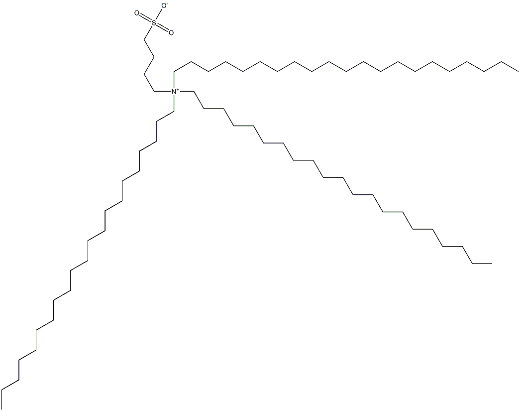 N,N-Dihenicosyl-N-(4-sulfonatobutyl)-1-henicosanaminium Structure