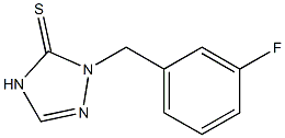 1,5-Dihydro-1-(3-fluorobenzyl)-4H-1,2,4-triazole-5-thione Structure