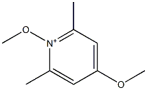1,4-Dimethoxy-2,6-dimethylpyridinium 구조식 이미지