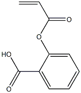2-(Acryloyloxy)benzoic acid 구조식 이미지