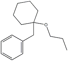 [(1-Propoxycyclohexyl)methyl]benzene Structure