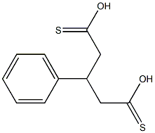 Benzylidenebis(thioacetic acid) 구조식 이미지