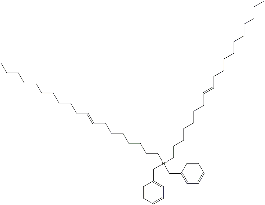 Di(8-nonadecenyl)dibenzylaminium 구조식 이미지