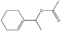 Acetic acid 1-(1-cyclohexenyl)ethyl ester Structure