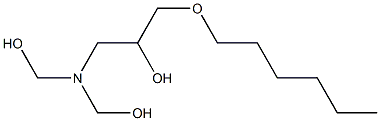 1-[Bis(hydroxymethyl)amino]-3-hexyloxy-2-propanol Structure