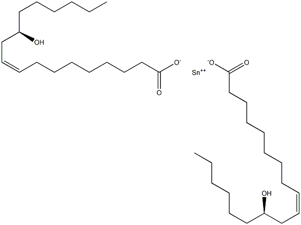 Diricinoleic acid tin(II) salt Structure