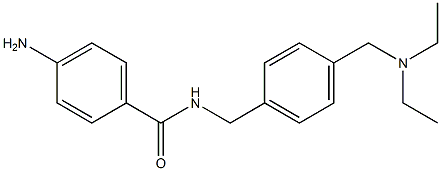 4-Amino-N-[4-[(diethylamino)methyl]benzyl]benzamide 구조식 이미지