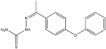 1-[1-(4-Phenoxyphenyl)ethylidene]thiosemicarbazide Structure