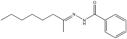 N'-(1-Methylheptylidene)benzohydrazide Structure