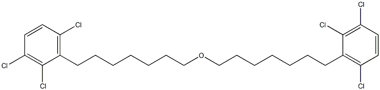 2,3,6-Trichlorophenylheptyl ether Structure