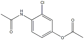 4'-Acetoxy-2'-chloroacetanilide 구조식 이미지