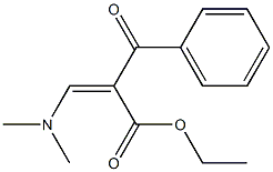 2-[(Z)-Dimethylaminomethylene]-3-oxo-3-phenylpropionic acid ethyl ester 구조식 이미지