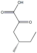 (S)-4-Methyl-2-oxohexanoic acid Structure