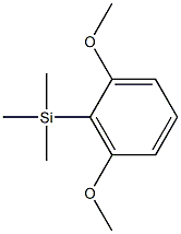 Trimethyl(2,6-dimethoxyphenyl)silane Structure