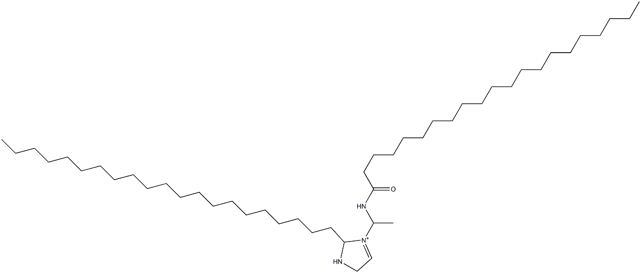 3-[1-(Henicosanoylamino)ethyl]-2-henicosyl-3-imidazoline-3-ium 구조식 이미지