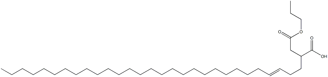 2-(3-Nonacosenyl)succinic acid 1-hydrogen 4-propyl ester 구조식 이미지