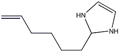 2-(5-Hexenyl)-4-imidazoline 구조식 이미지