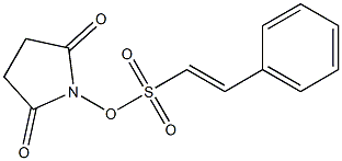 (E)-2-Phenylethenesulfonic acid 2,5-dioxo-1-pyrrolidinyl ester Structure