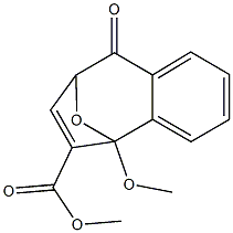 8,9-Dihydro-5-methoxy-9-oxo-5,8-epoxy-5H-benzocycloheptene-6-carboxylic acid methyl ester Structure