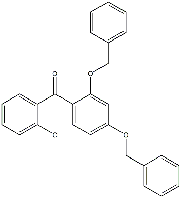 2,4-Bis(benzyloxy)-2'-chlorobenzophenone 구조식 이미지