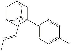 1-(4-Methylphenyl)-3-(1-propenyl)adamantane Structure