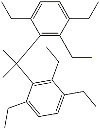 3,3'-Isopropylidenebis(1,2,4-triethylbenzene) Structure