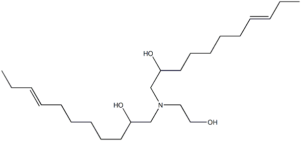 1,1'-[(2-Hydroxyethyl)imino]bis(8-undecen-2-ol) 구조식 이미지