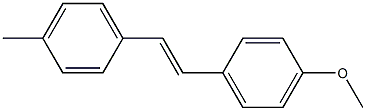 4-Methyl-4'-methoxy-trans-stilbene Structure