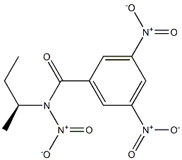 (+)-N-[(S)-sec-Butyl]-N,3,5-trinitrobenzamide 구조식 이미지