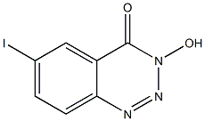 6-Iodo-3-hydroxy-1,2,3-benzotriazin-4(3H)-one Structure