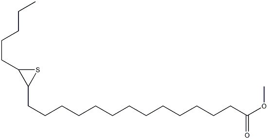 15,16-Epithiohenicosanoic acid methyl ester 구조식 이미지