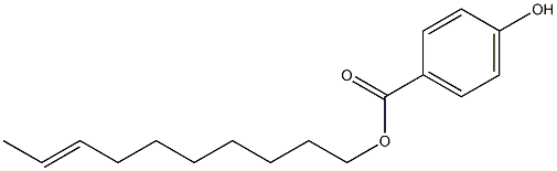 4-Hydroxybenzoic acid 8-decenyl ester 구조식 이미지