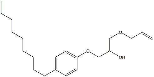 1-(Allyloxy)-3-(4-nonylphenoxy)-2-propanol 구조식 이미지