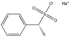 [R,(+)]-1-Phenylethanesulfonic acid sodium salt 구조식 이미지