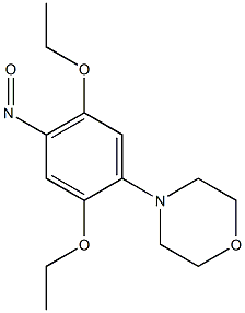 4-(2,5-Diethoxy-4-nitrosophenyl)morpholine Structure